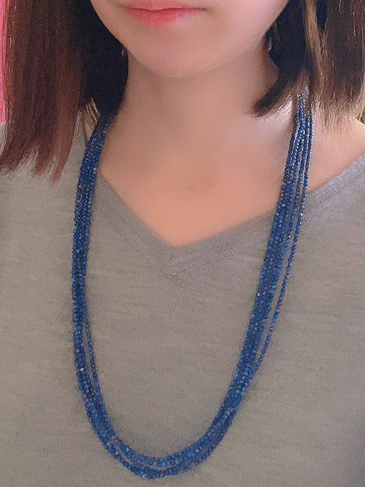 70cm Long Lapis Lazuli Necklace