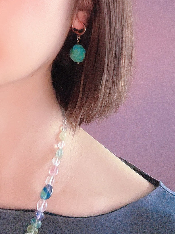 Universe - Natural Gemstone and Crystal Earrings