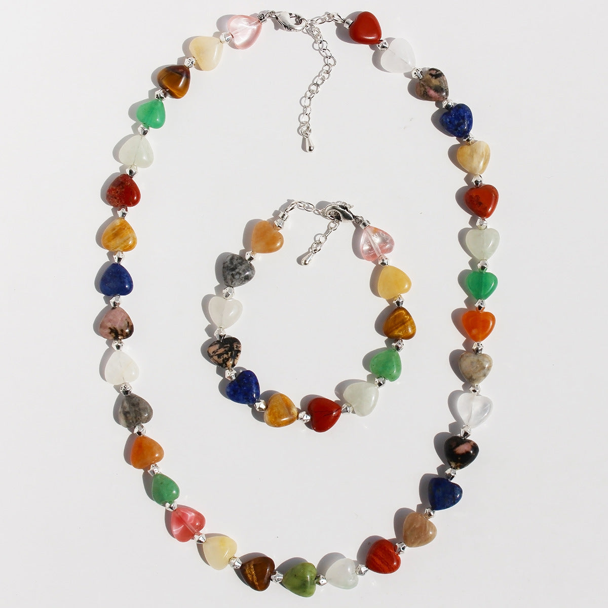 You're Loved - Multiple Natural Gemstones Necklace & Bracelet