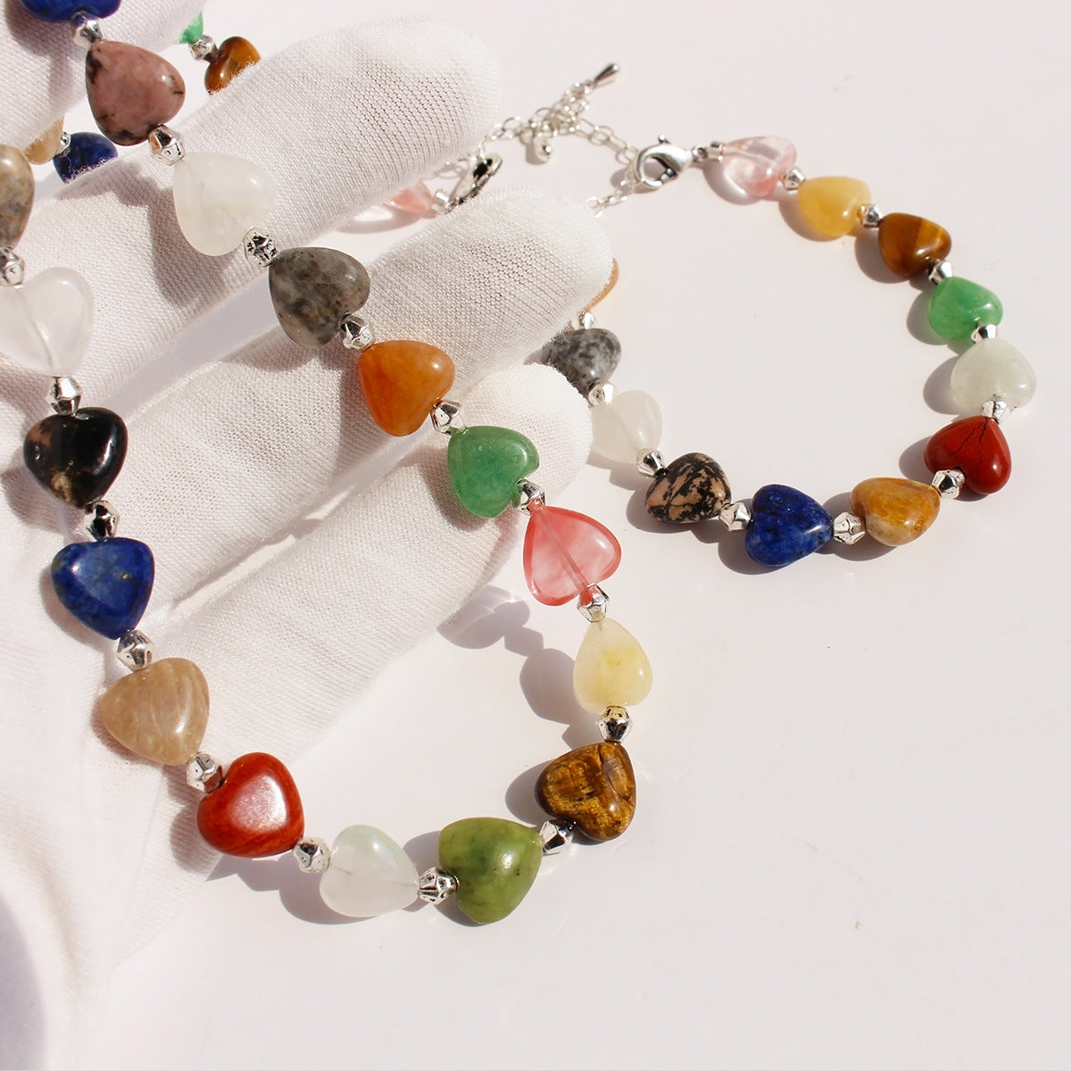 You're Loved - Multiple Natural Gemstones Necklace & Bracelet