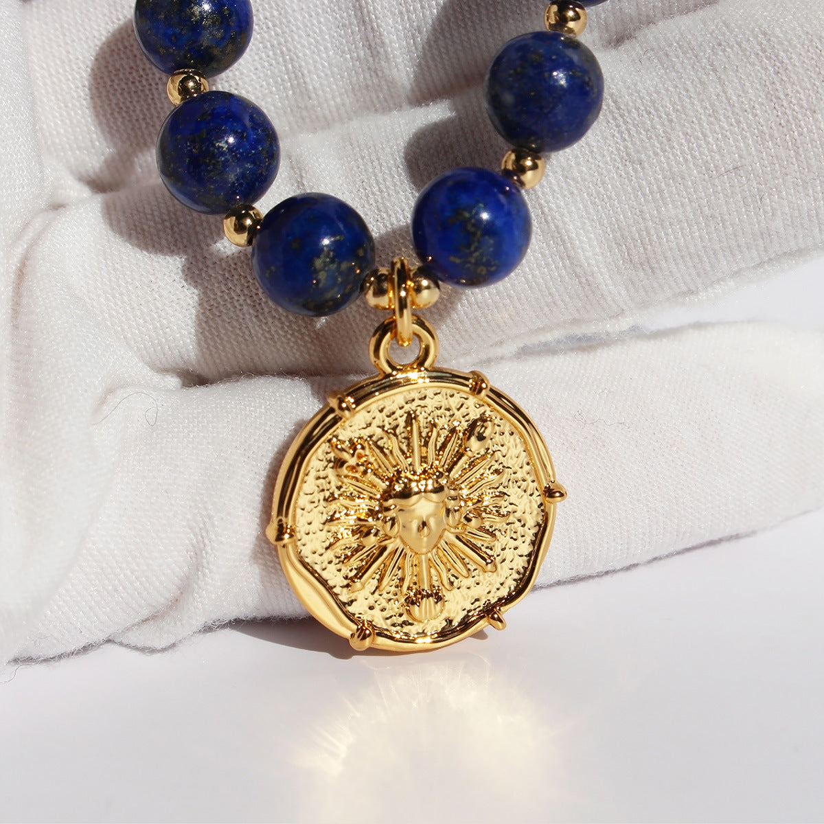 Le Roi du Soleil - Natural Lapis Lazuli Necklace